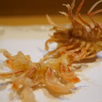 天麩羅 なか江 - 足とカシラ(車海老)