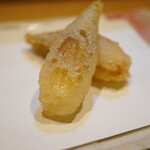 天麩羅 なか江 - 茗荷