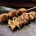 Yakitori Benkei - 皮、つくね