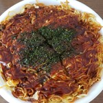 府中焼き 鉄板焼き だいまる - そばWイカ天入　1,130円