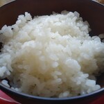 Izakaya Shokudou Nippon Isshuu - 若鶏おろポンステーキ定食(味噌汁、ご飯、漬物付)550円税込のご飯