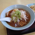 華鈴 - 味噌ラーメン＋炒飯セット¥850（税込）2021-07-27