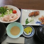 海鮮､定食､天ぷらと酒 舟源 - 別な日のランチです（￥830）