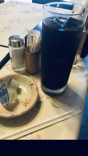 らりーぐらす - ランチセット　アイスコーヒー　まみこまみこ