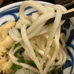 福原製麺つるつる - とり天ぶっかけ（麺リフト）