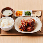 Yangnyeom chicken set meal