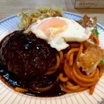 キッチン TAIYO - ハンバーグ目玉焼き