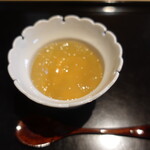 にい留 - すっぽんの煮凝りに余市の塩水うに