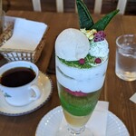 クリクリ - 栗抹茶ティラミスパフェ¥1050
      ~2021.8.2