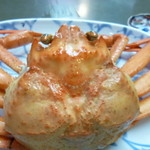 3500円コースの最初の蟹料理　一匹丸ごと