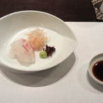 えさき - 鳥羽の鯛のお造りです。