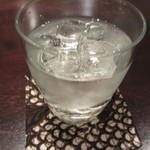 えさき - ロックで。さすがに強いお酒でした。