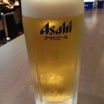 まる麺 - で、ビールがすすむ(^^)