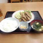 たか幸食堂 - まぐろ竜田揚げ定食