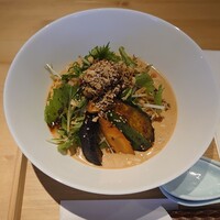 旬華 なか村 - たっぷり野菜の冷やし担々麺(21-07)