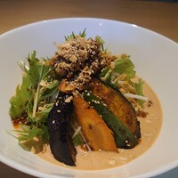 旬華 なか村 - たっぷり野菜の冷やし担々麺(21-07)