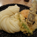 うどん 慎 - 野菜天ざるうどん（７００円）