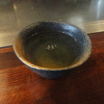 横川鉄板 - 食後にいただいた「昆布茶」