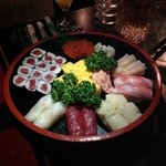 喜寿司 - 二次会でお願いした「出前」