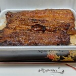 うなぎ 丸富 - うなぎ弁当(大盛) 3000円、タレ 1ヶ 30円