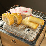 ひら天 ごぼ天 生姜天 日替わり天の四種