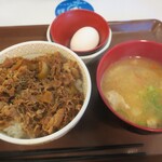 Sukiya - 牛丼モーニングセット（￥500）