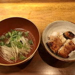 九〇萬 - 筑後川天然鰻丼、鱧と京都 せりのお吸い物