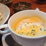Ajidokoro Kakuretei - かくれ亭定食のスープ