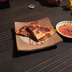 創作和食 わっはっは - おっきな厚揚げ餃子