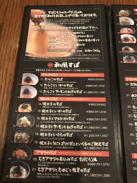 メニュー写真 釜あげスパゲッティ すぱじろう 銀座店 銀座一丁目 パスタ 食べログ