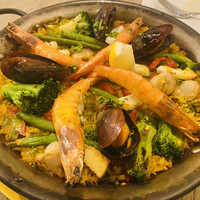 表参道 バッカス - 天使海老を使ったパエリア