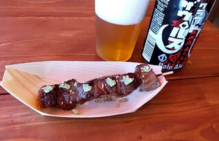 信州和牛専門店 まる牛 - 和牛あぶり串＆地ビール