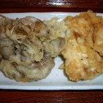 舞茸天＠１３０円＆とり天＠１３０円