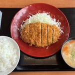 かつや - 料理写真:ロースかつ定食￥759