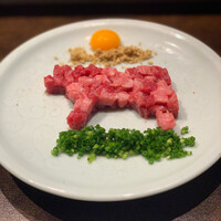 焼肉やまちゃん - 名物 牛ユッケ