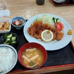 Oshokujidokoro Doriko - 国産豚ロースかつ定食(200g)