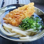 讃岐うどん がもう - うどん小冷(1玉)150円 とり天100円