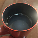 一茶庵 - 熱々そば湯はサラっとしています。