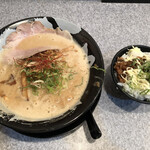 Doro Soba Masanara Ten - どろどろそば+ミニチャーシュー丼ランチ(¥950)