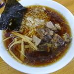 太尊 - 角切りチャーシュー麺(600円)