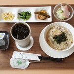 パッピンス 韓国フードカフェ - 韓国粥モーニング　ドリンク付き600円