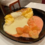 シカゴピザ＆スフレオムレツ Meat&Cheese ARK2nd - カロリーばんざい！