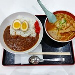 Kouboukatouramen - カレー＋小ラーメンセット（熟成正油を選択）