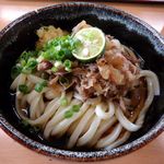本格手打うどん はゆか - 肉ぶっかけ冷２玉