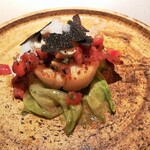 エクアトゥール - 帆立のポワレ