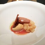 エクアトゥール - 桃、桃のサブレ、ココナッツペースト