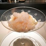 エクアトゥール - 桃：コンポート、グラニテ、アイス