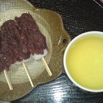 赤乃れん - 相方の大好きな白玉のあんこ