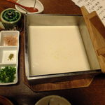 うしのほね - 高濃度の豆乳：できたて豆腐：1200円(*≧◡≦*)