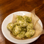 ピッツェリア アミーチ - 2021.7 ナポリ定番フライ「ゼッポリーネ」海藻入りフリッター